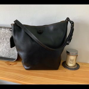 Coach Glovetanned Leather 1941 Turnlock Duffle